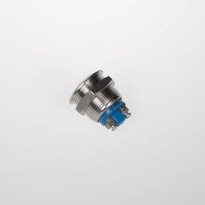 ROUNDED ZINC COATED PUSH BUTTON - UP / DOWN