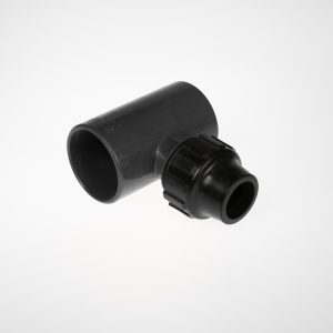 PVC/PE BLACK TEE 50 X 25 X 50MM