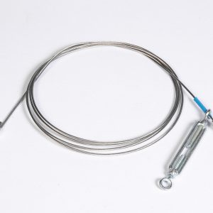 GUTTER-RIDGE-GUTTER Ø3.0MM X 3260MM WITH BOTTLE SCREW M6 EYE/EYE